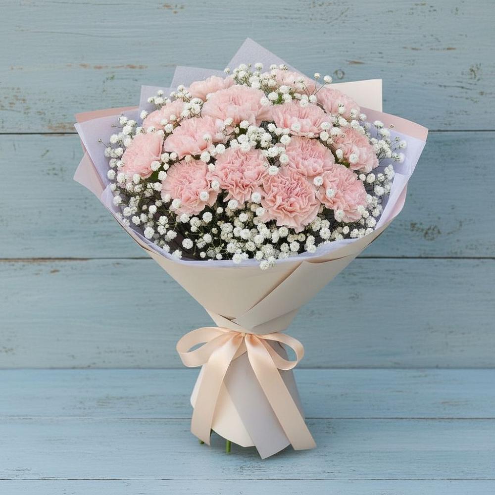 Букет цветов из: Гвоздики в Устюжне