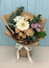 Букет цветов из:  Герберы и Хризантемы в Устюжне