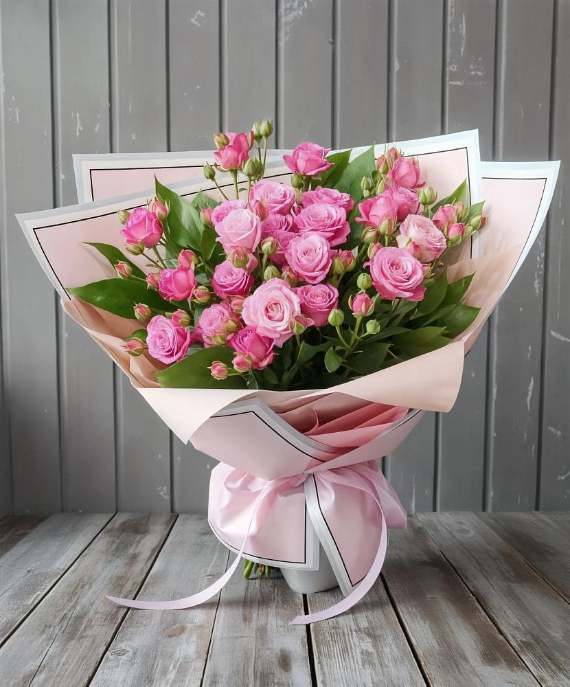 Букет Розовый кустик в Устюжне