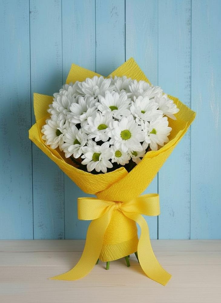 Букет цветов из: Хризантемы в Устюжне